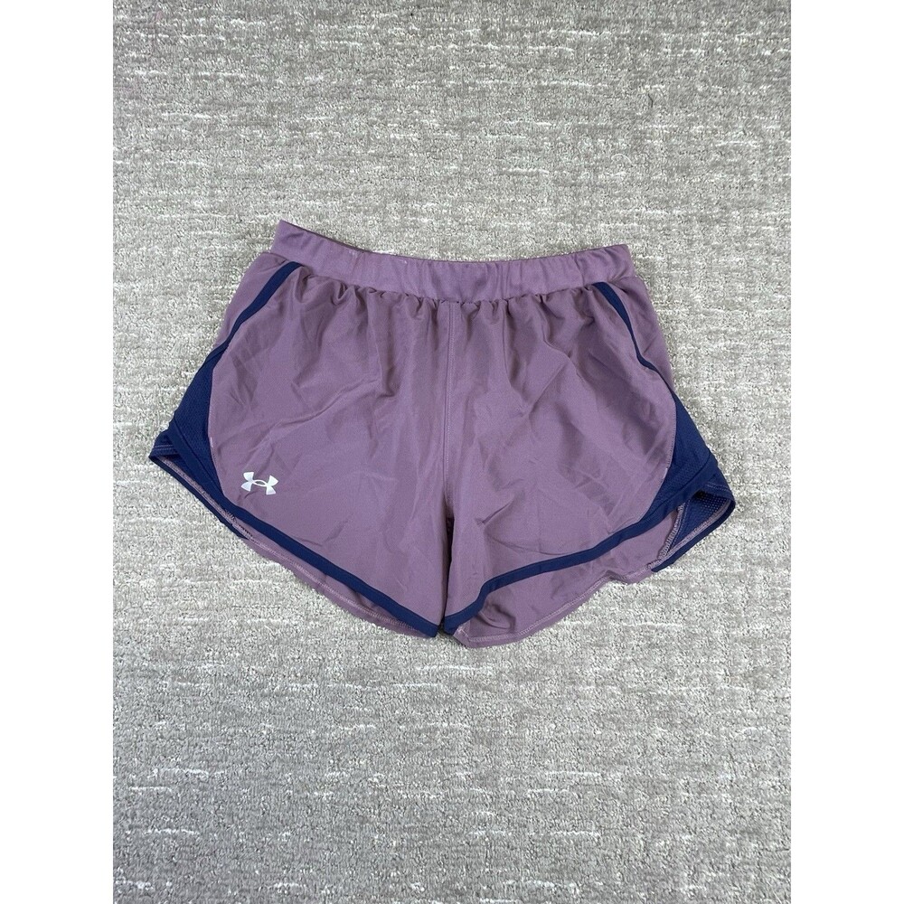 Women’s M Medium Under Armour Loose Heat Gear Running Active Shorts Liner Maroon